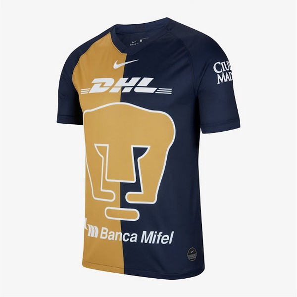 Tailandia Camiseta UNAM 3ª Kit 2020 2021 Amarillo Azul